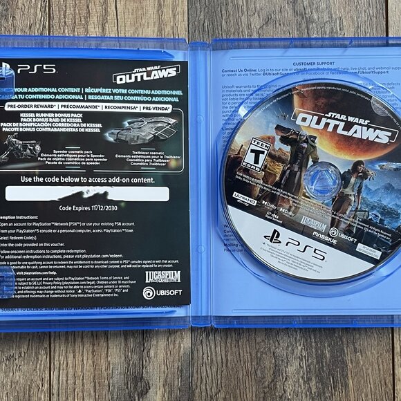 Star Wars Outlaws for Playstation 5 Video Game PS5 Unused Code Included - Picture 2 of 4